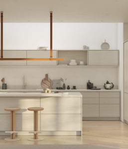 Sterling Silver Kitchen Cabinets (2-3 Week Lead Time)
