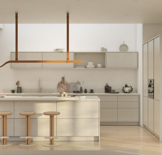 Sterling Silver Kitchen Cabinets (2-3 Week Lead Time)