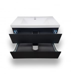 Stockholm Black Wall Hung Combo