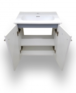 Street White Wall Hung Vanity & Top – Closeout