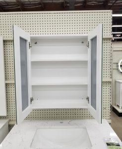 Terano White Medicine Cabinet – Closeout