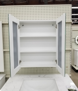 Terano White Medicine Cabinet – Closeout
