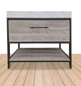 Tulum Oak Vanity & Top Combo