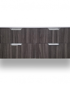 Twilight Elm Wall Hung Vanity & Top Combo – Closeout
