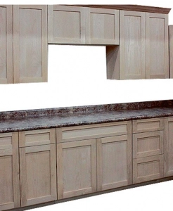 Lancaster Unfinished Alder Kitchen Cabinets
