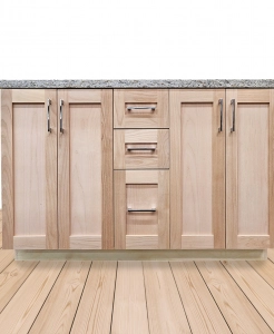 Unfinished Lancaster Alder Vanity
