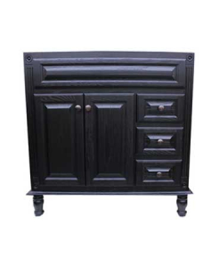 Victorian Dark Oak Vanity – Closeout