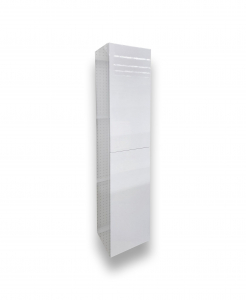 Vida White Wall Hung Linen Cabinet