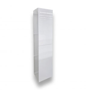 Vida White Wall Hung Linen Cabinet