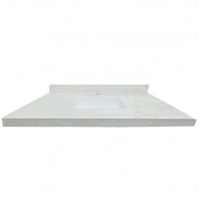 Vista White Sintered Stone Vanity Top