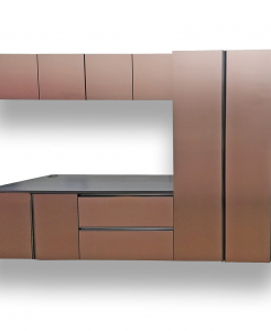 Wall Hung Deluxe Garage Cabinets (Rose Gold)