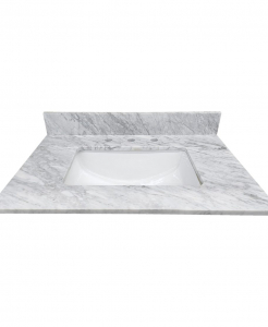 White Carrara Marble Vanity Top