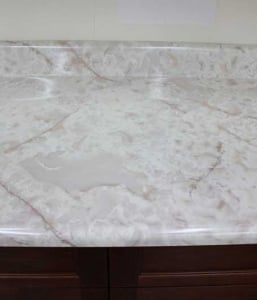 White Marble Laminate Top – Closeout