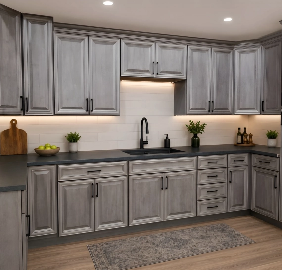 Williamsburg Sandstone Kitchen Cabinets