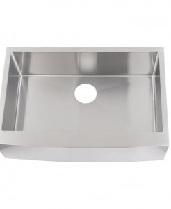 Stainless Steel Farmhouse Kitchen Sink – Single – 30 in. Wide