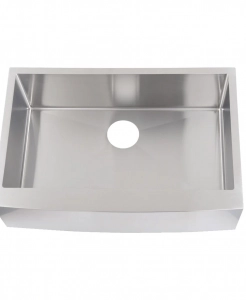 Stainless Steel Farmhouse Kitchen Sink – Single – 30 in. Wide