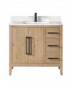 Zoriana Weathered Fir Vanity & Top Combo – Closeout