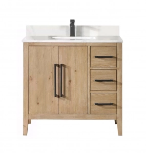 Zoriana Weathered Fir Vanity & Top Combo – Closeout